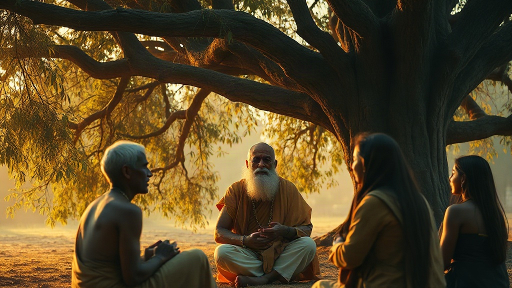 Indian Landscape - The Path of Shankara