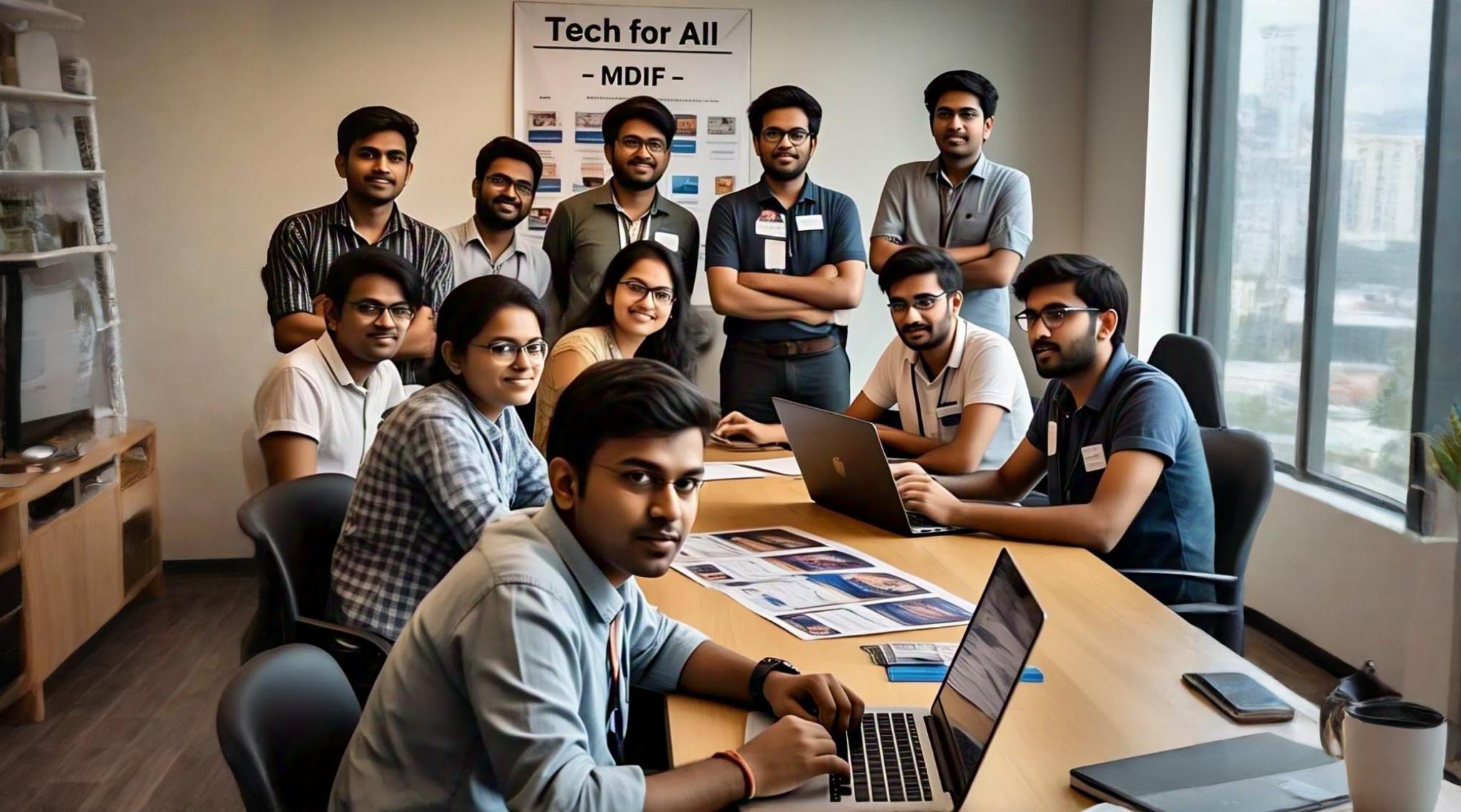 The MDIF team — Tech for All