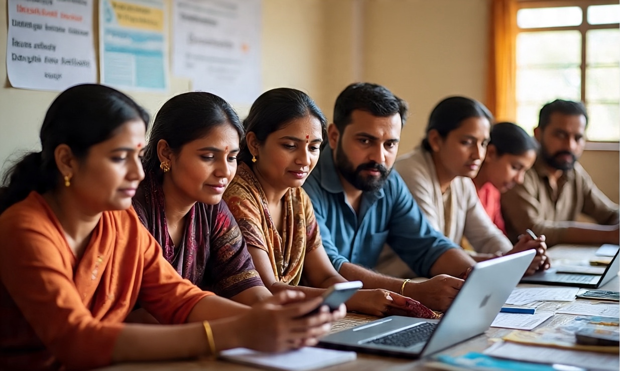 Citizens learning digital skills through the MDIF Learning Platform