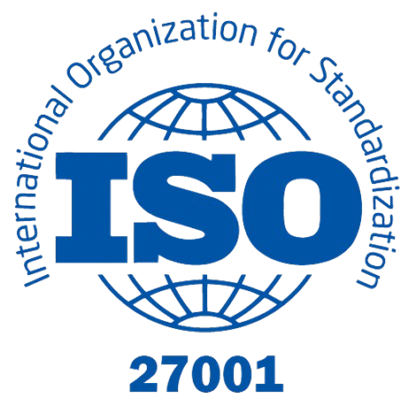 ISO/IEC 27001:2022 certification badge